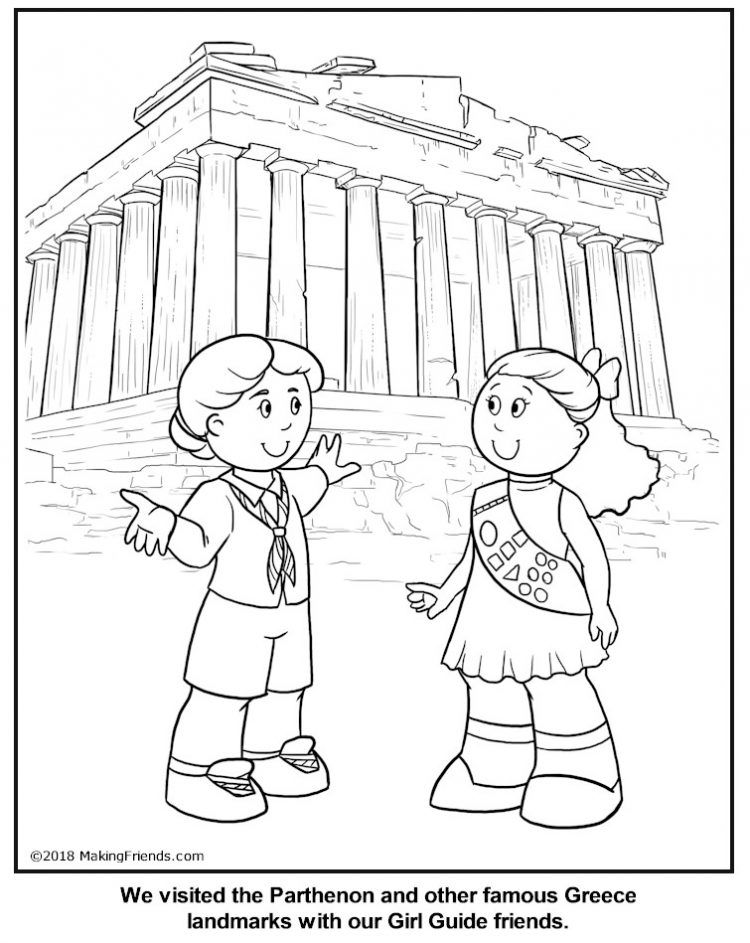 92 Greece Coloring Pages Printable 16