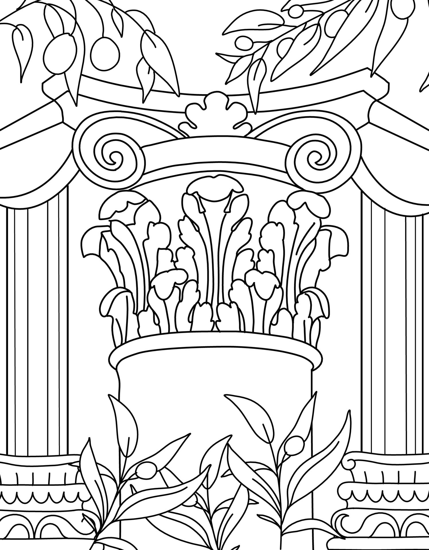 92 Greece Coloring Pages Printable 33