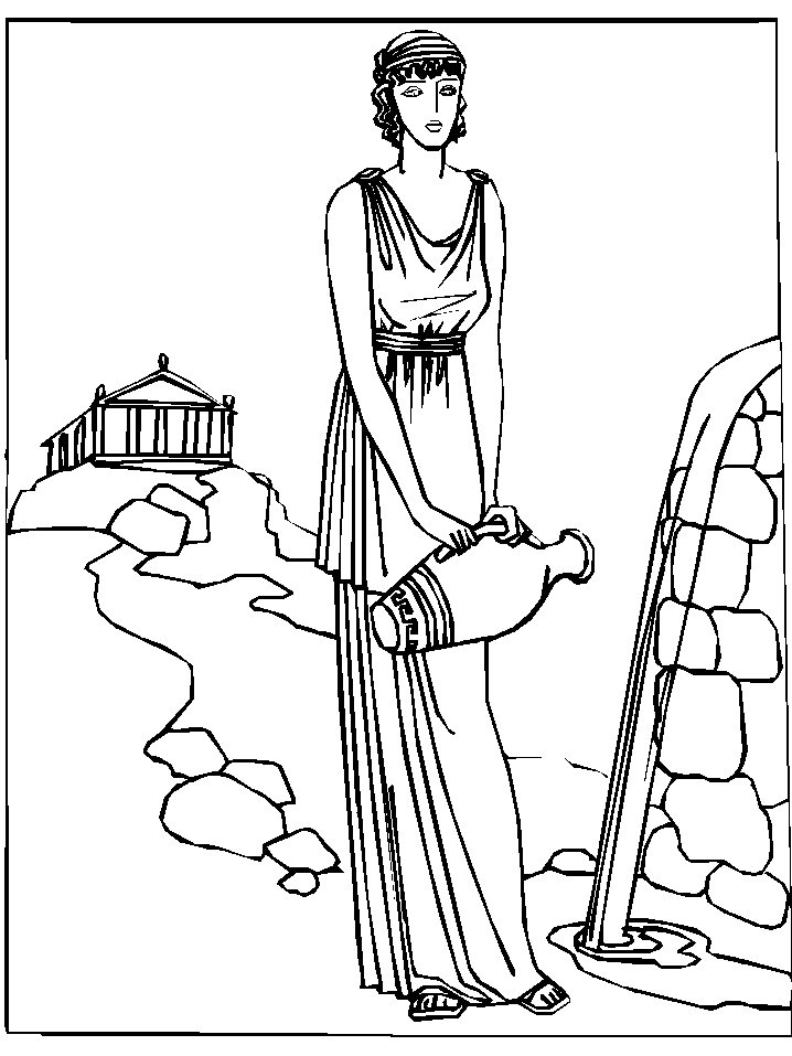 92 Greece Coloring Pages Printable 38