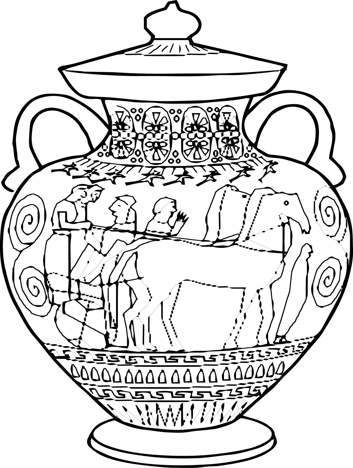 92 Greece Coloring Pages Printable 55