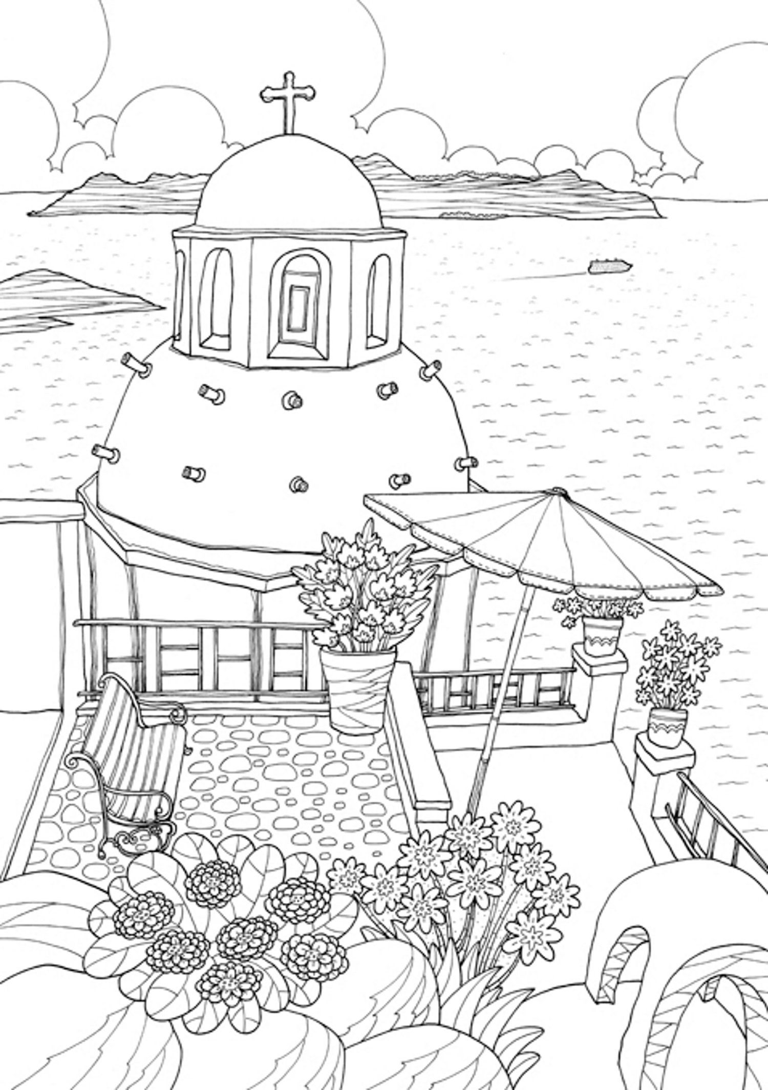 92 Greece Coloring Pages Printable 82