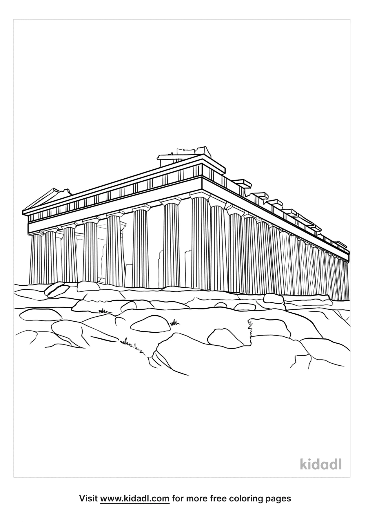 92 Greece Coloring Pages Printable 88