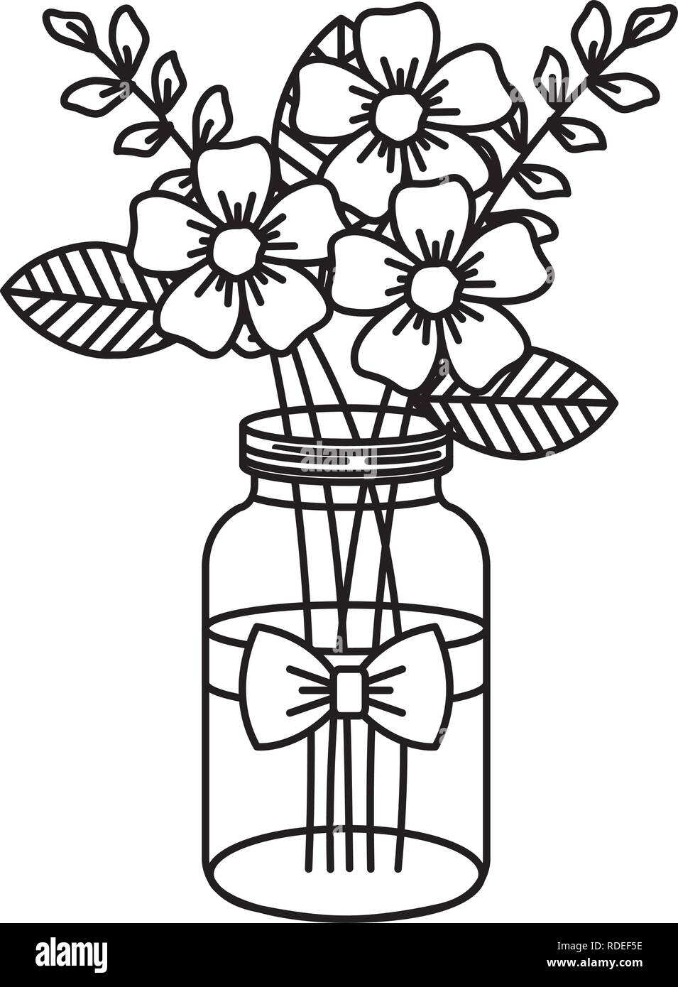 94 Mason Jar Coloring Page Printable 14