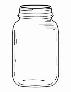 94 Mason Jar Coloring Page Printable 15