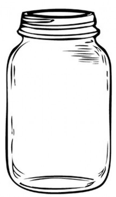 94 Mason Jar Coloring Page Printable 19