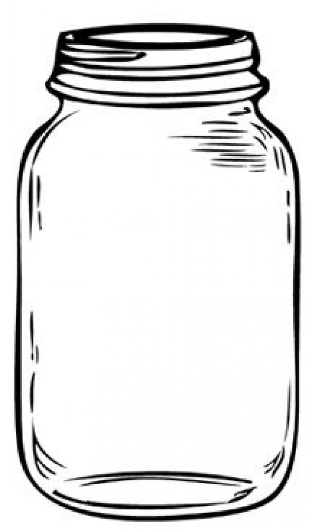 94 Mason Jar Coloring Page Printable 28