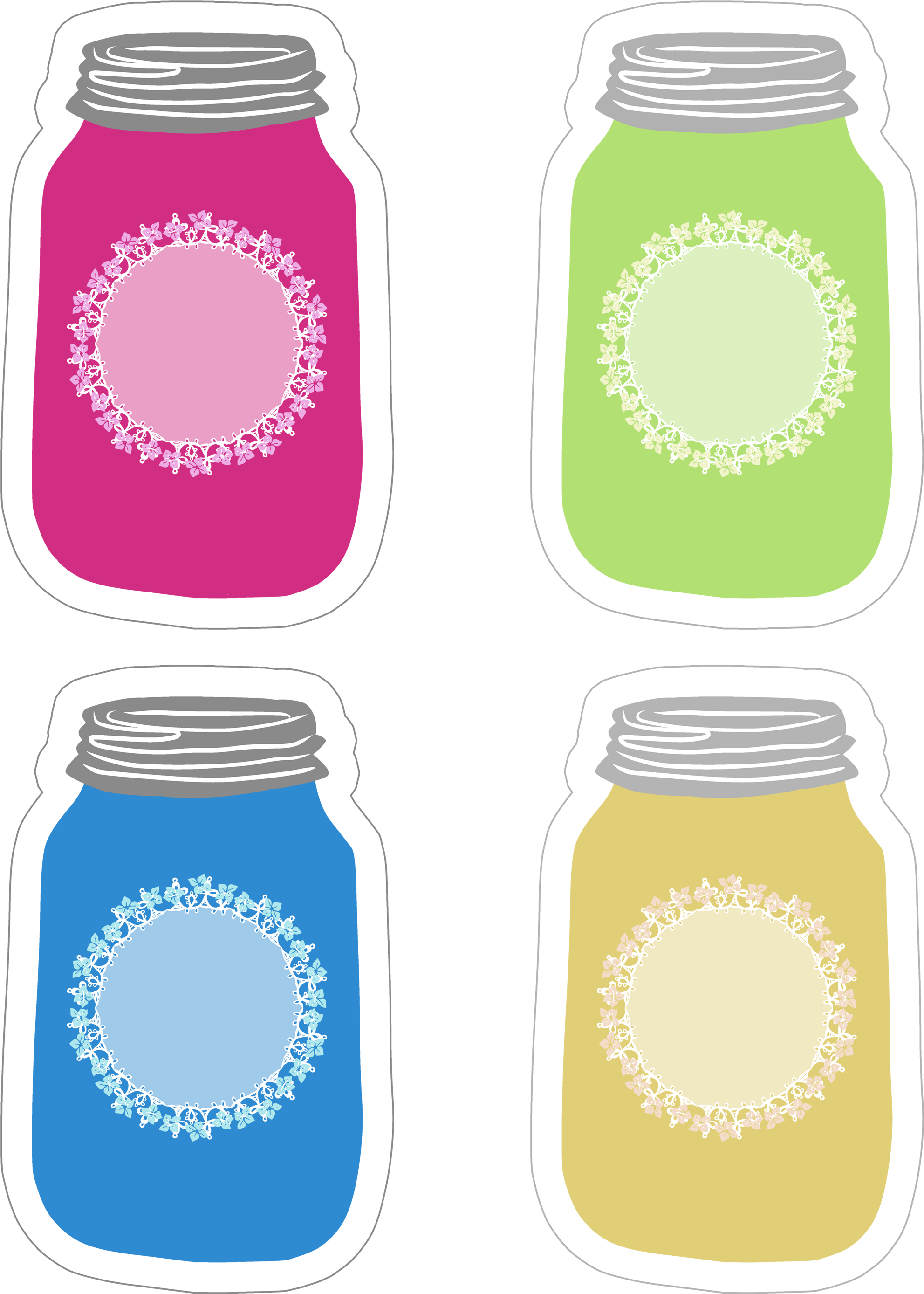 94 Mason Jar Coloring Page Printable 37