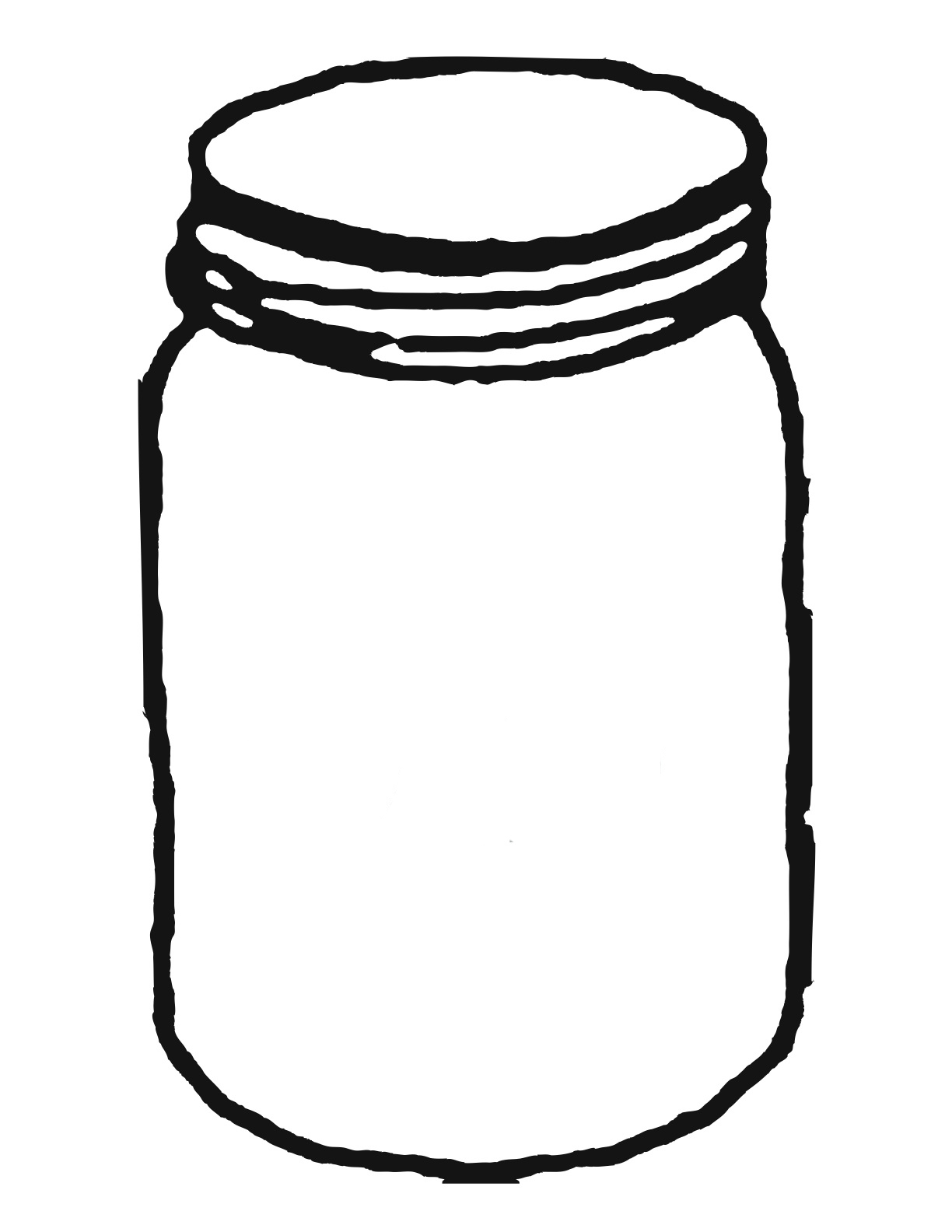 94 Mason Jar Coloring Page Printable 4