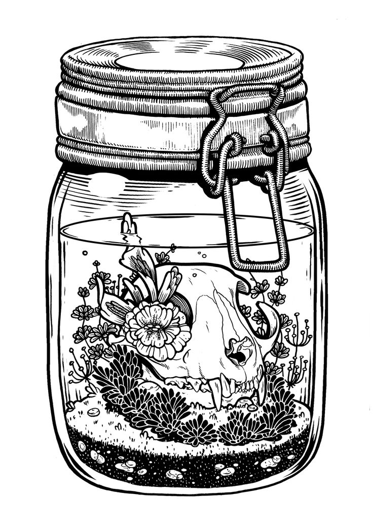 94 Mason Jar Coloring Page Printable 43