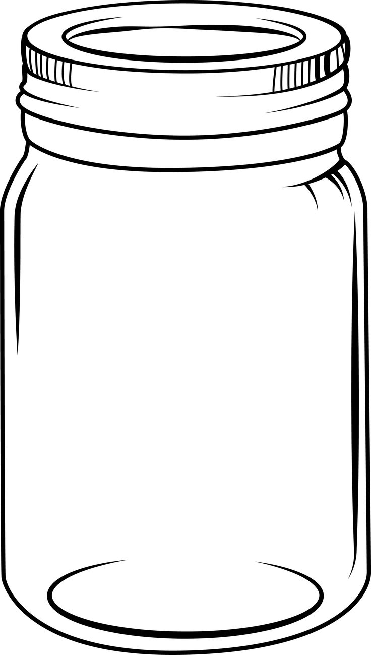 94 Mason Jar Coloring Page Printable 45