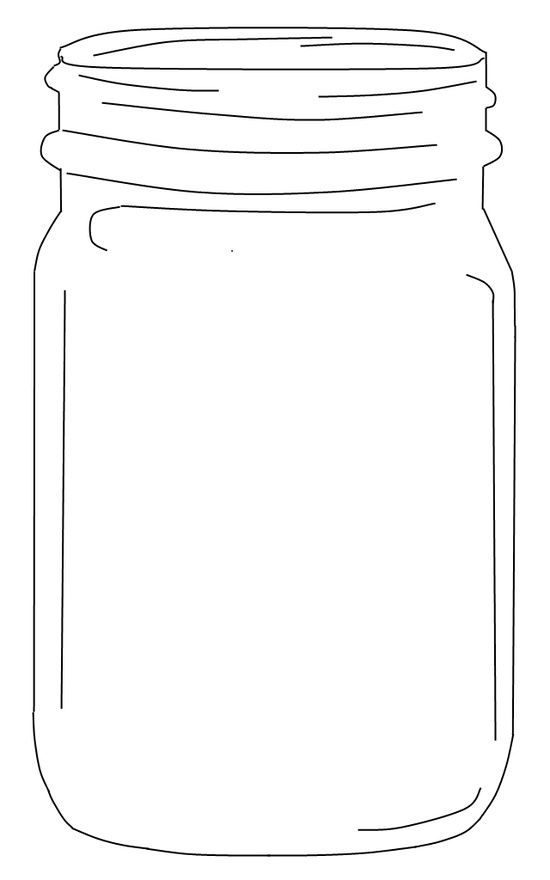 94 Mason Jar Coloring Page Printable 47