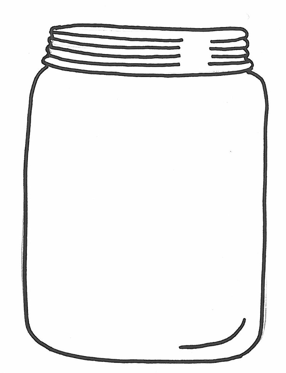 94 Mason Jar Coloring Page Printable 49