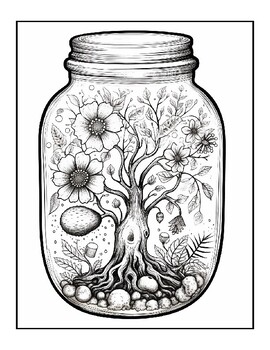 94 Mason Jar Coloring Page Printable 72