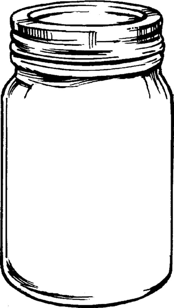 94 Mason Jar Coloring Page Printable 80