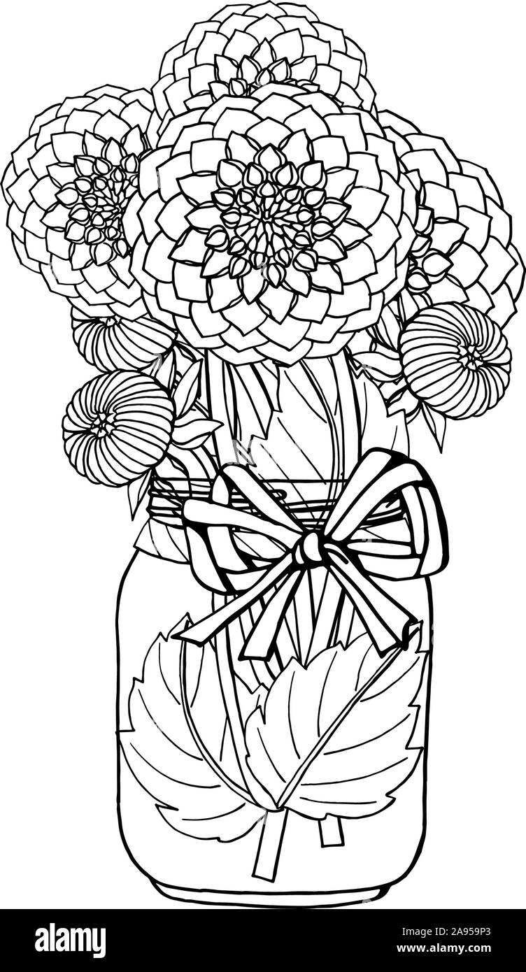 94 Mason Jar Coloring Page Printable 89