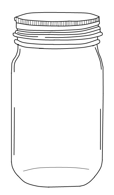 94 Mason Jar Coloring Page Printable 97