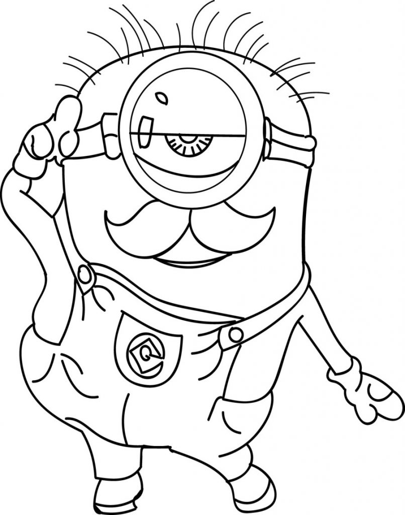 95 Amazing Minions Coloring Pages Printable 13