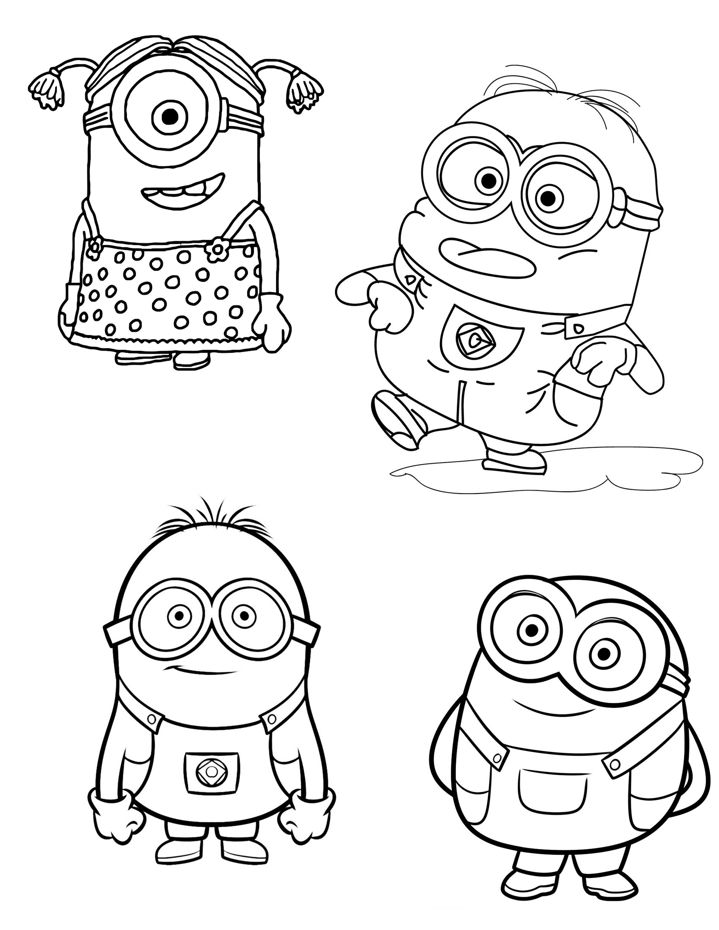 95 Amazing Minions Coloring Pages Printable 15