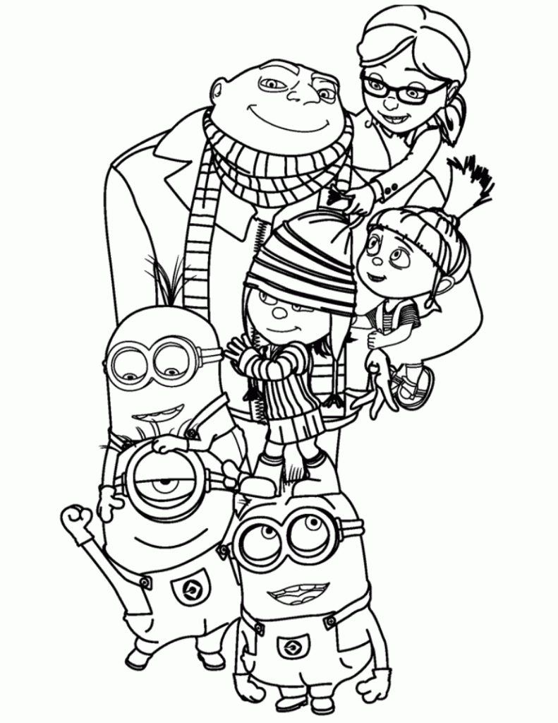 95 Amazing Minions Coloring Pages Printable 19