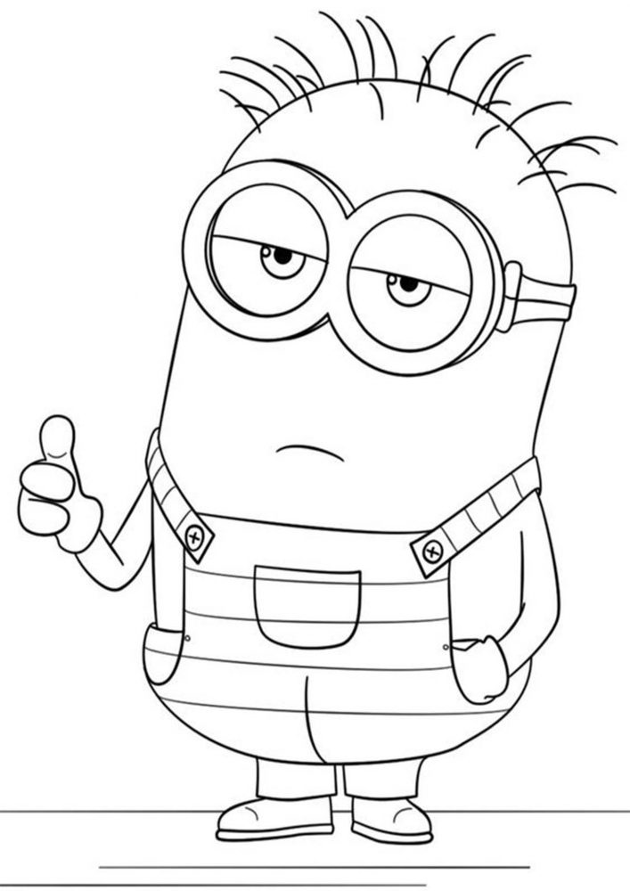 95 Amazing Minions Coloring Pages Printable 20