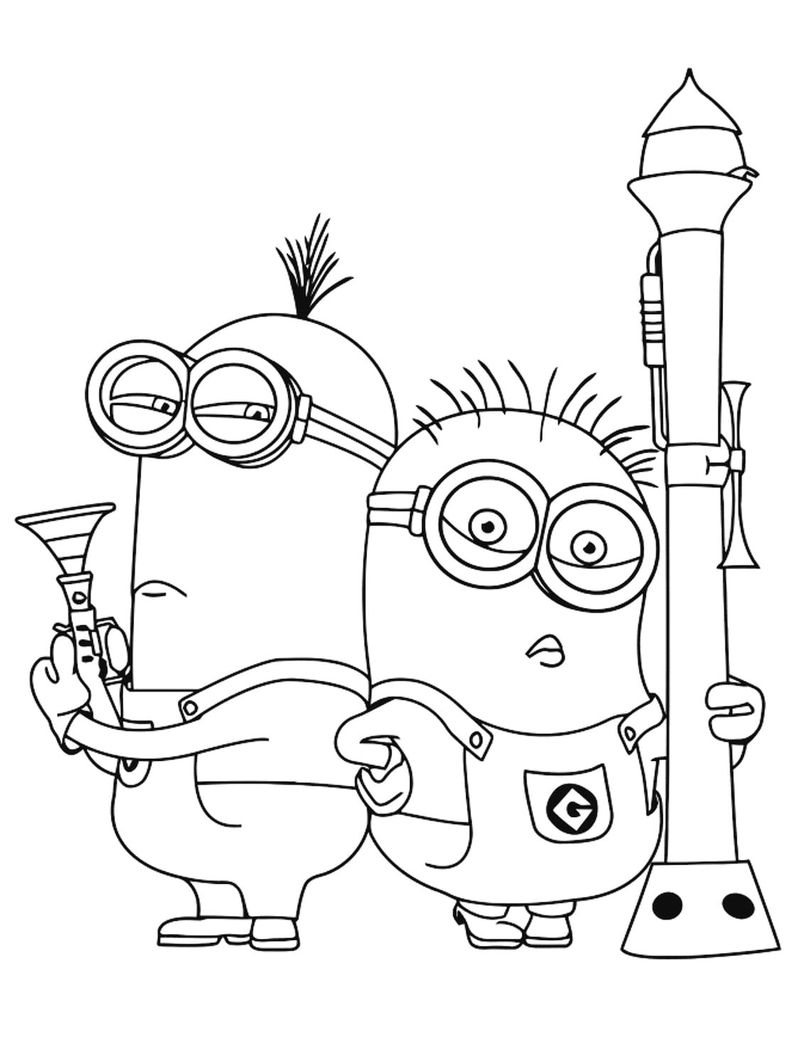 95 Amazing Minions Coloring Pages Printable 26