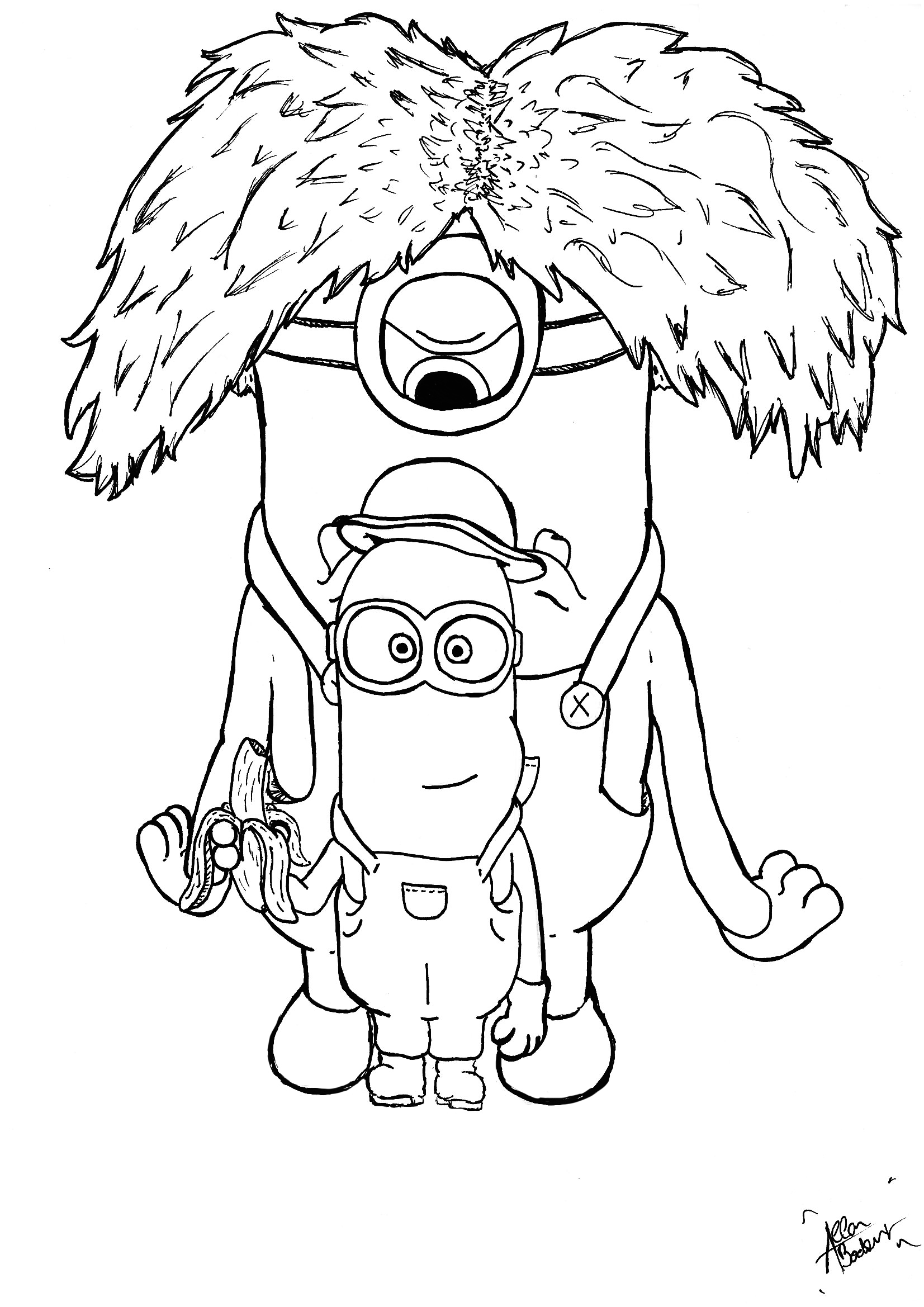 95 Amazing Minions Coloring Pages Printable 27