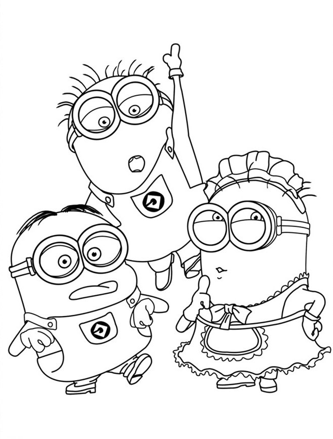 95 Amazing Minions Coloring Pages Printable 7