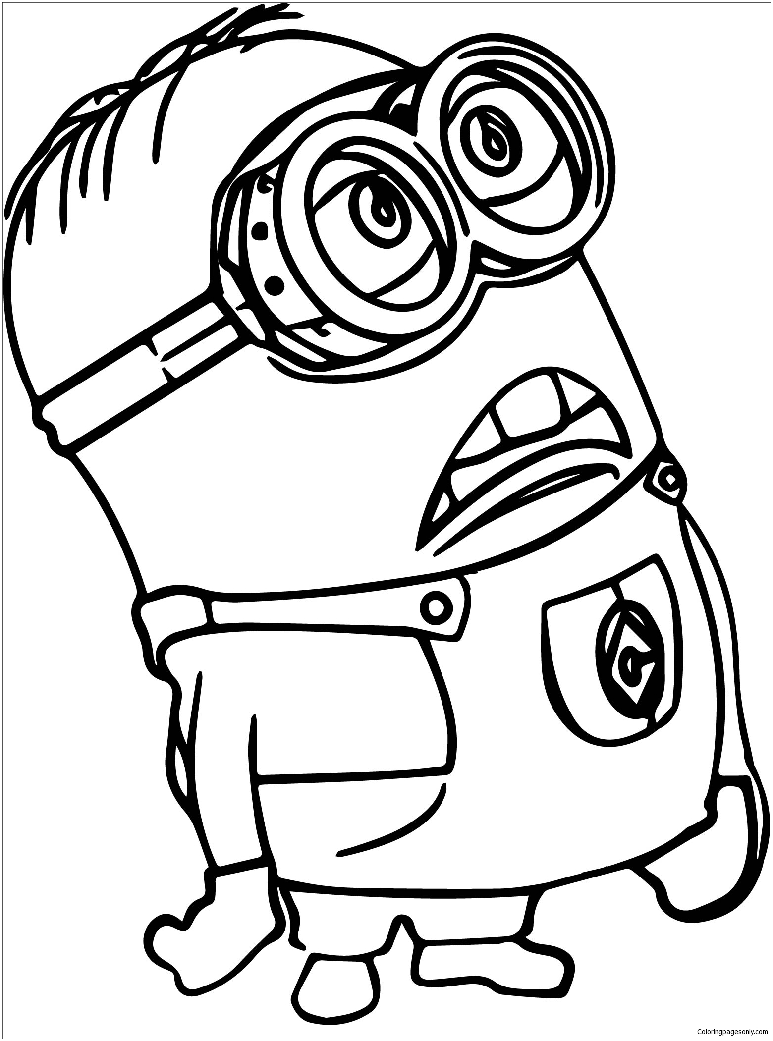 95 Amazing Minions Coloring Pages Printable 8