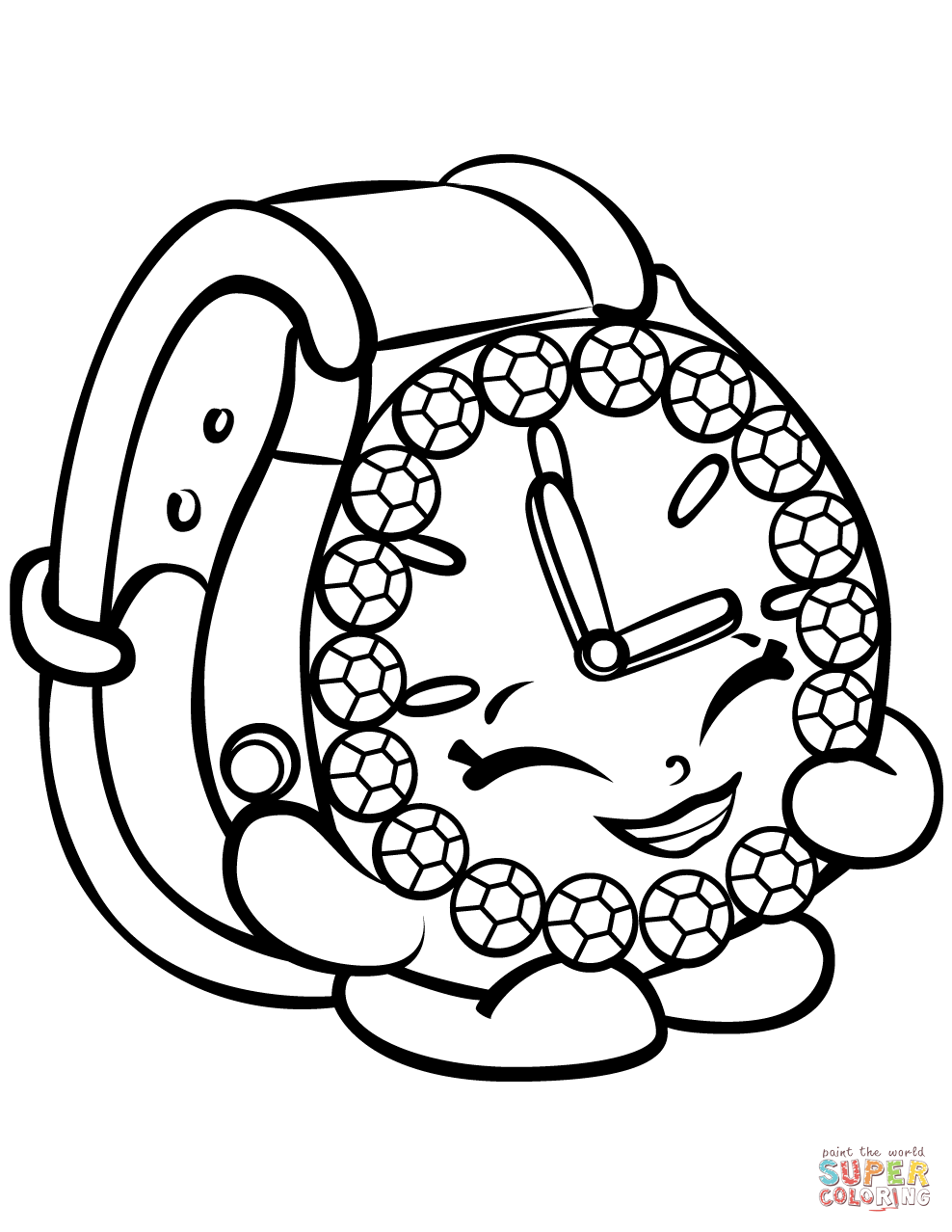 95 Watch Coloring Page Printable 3