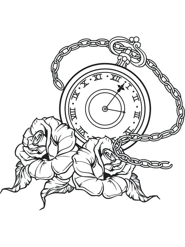 95 Watch Coloring Page Printable 34