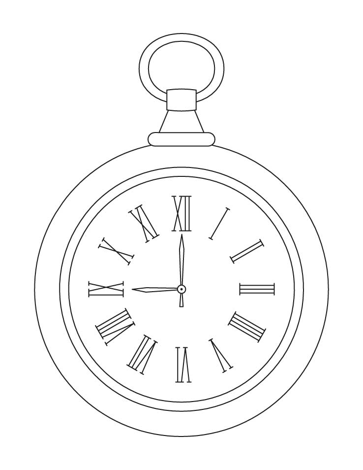 95 Watch Coloring Page Printable 4