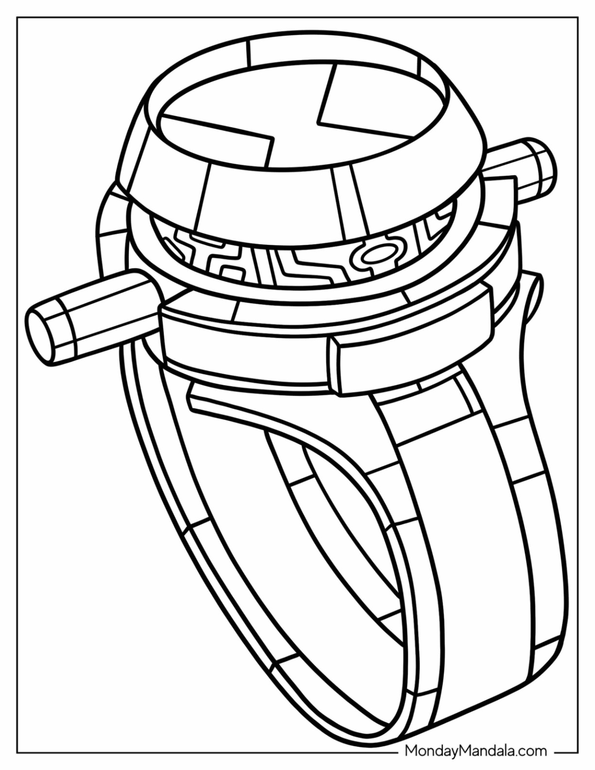 95 Watch Coloring Page Printable 52