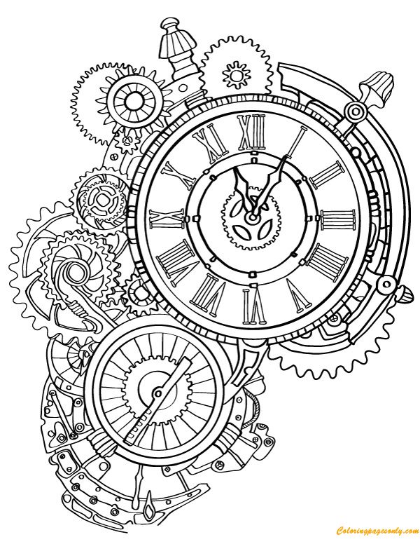 95 Watch Coloring Page Printable 7