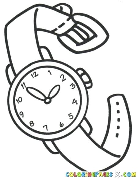 95 Watch Coloring Page Printable 70