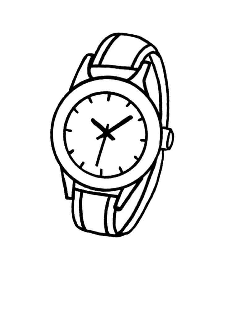 95 Watch Coloring Page Printable 71