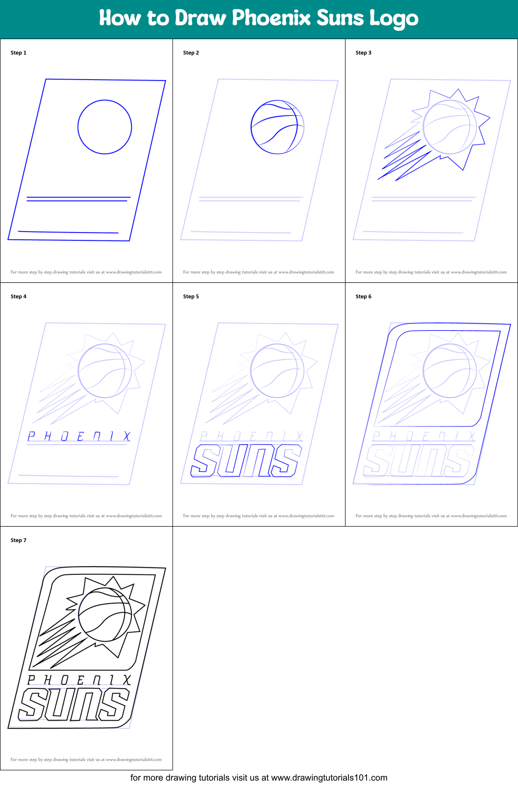 98 Phoenix Suns Logo Coloring Page Printable 26