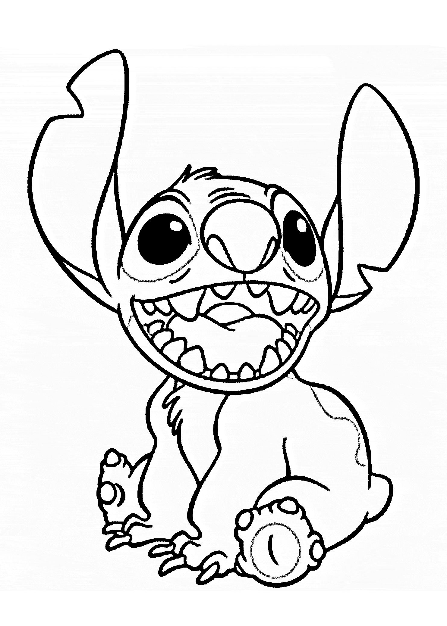 140+ Fun Stitch Coloring Printable