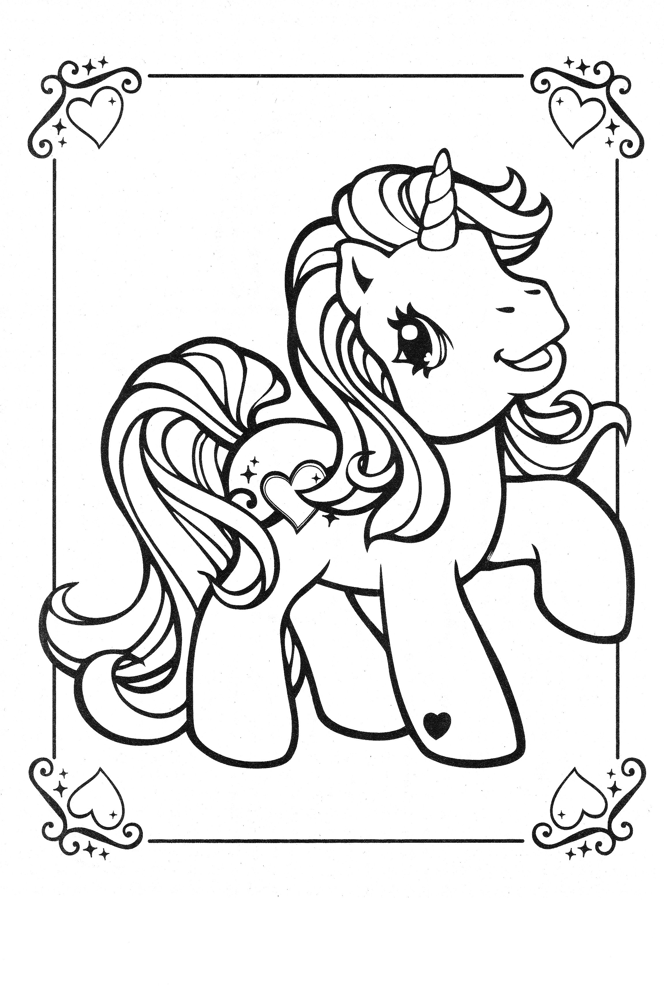 177+ Bright Pony Coloring Pages Printable