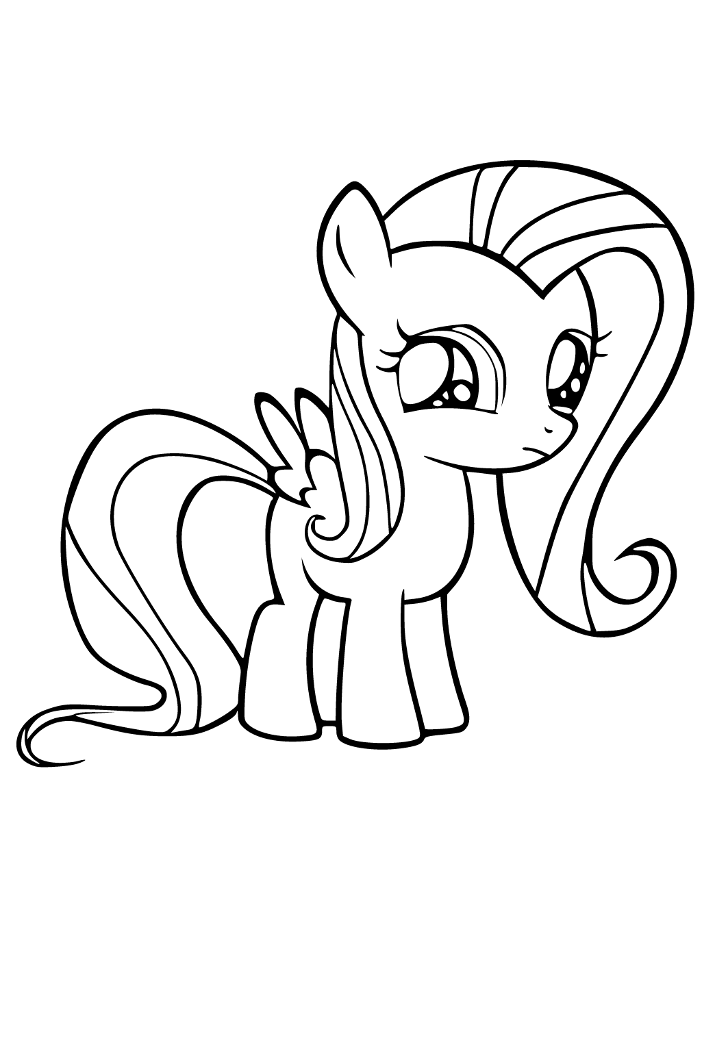 144+ Vibrant Pony Coloring Pages Printable