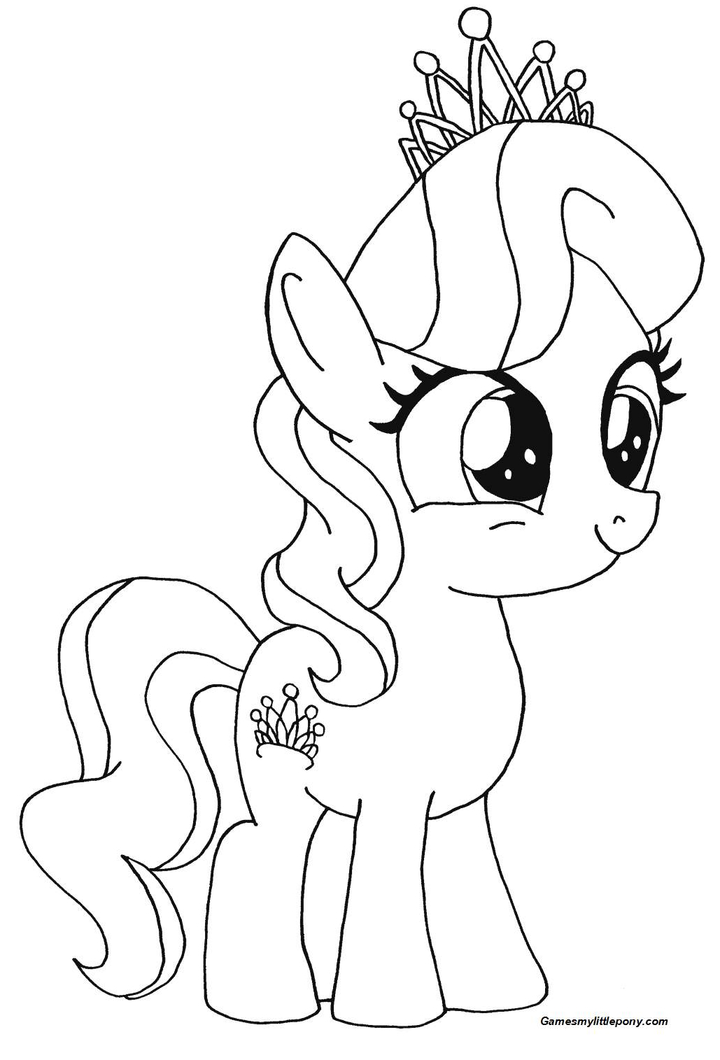 169+ Charming Pony Coloring Pages Printable