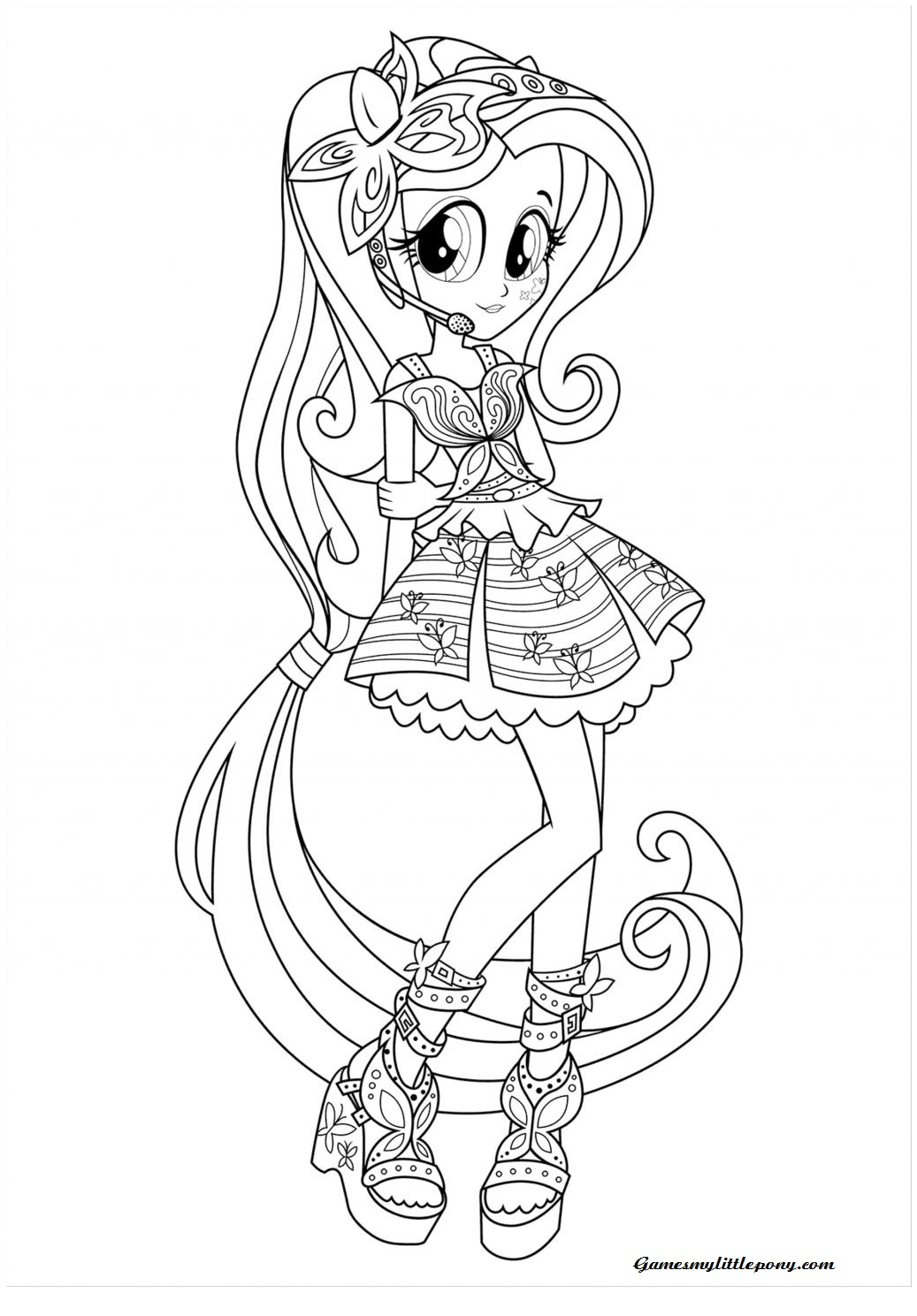 65+ Dazzling Pony Coloring Pages Printable