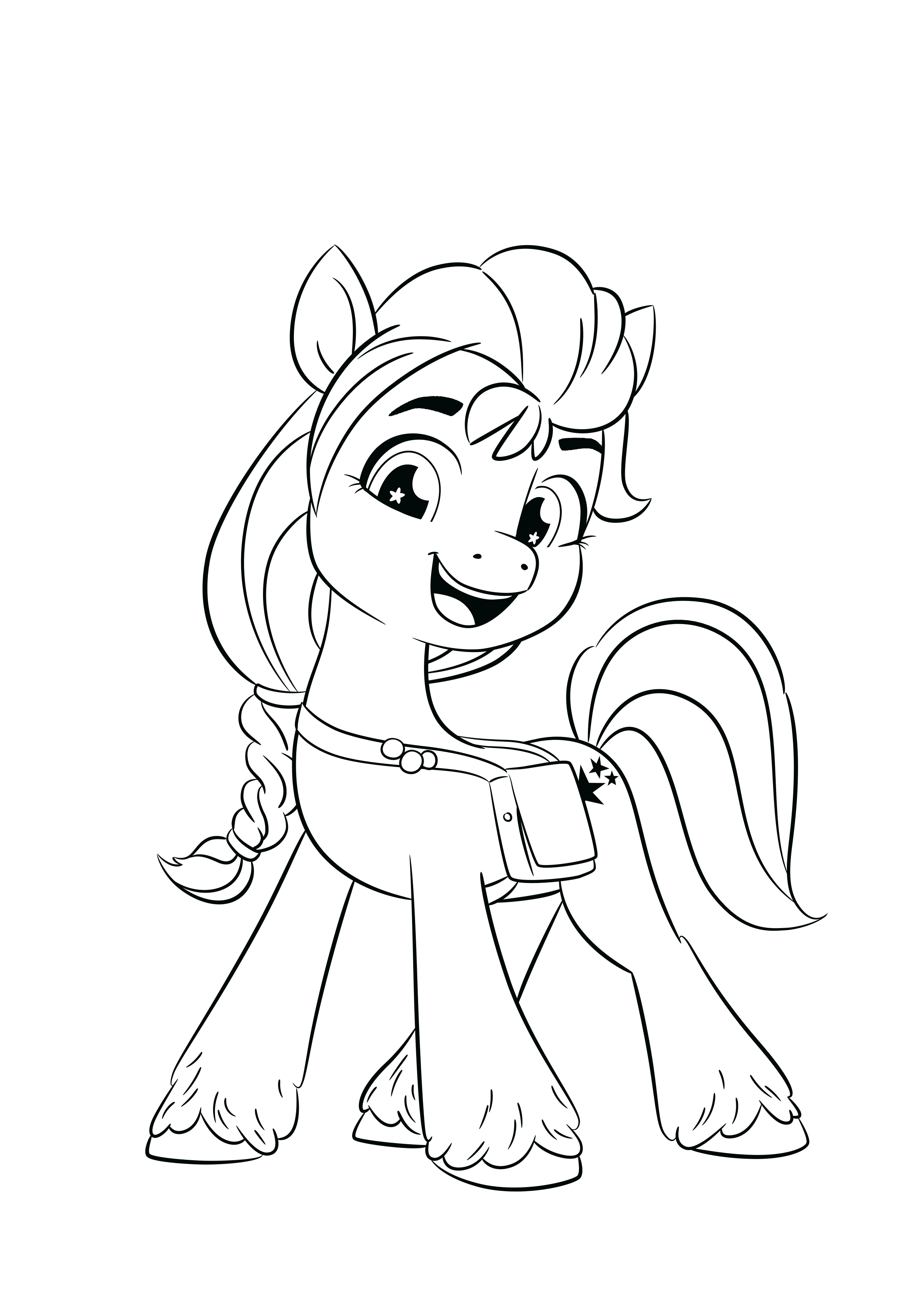 53+ Fantastic Pony Coloring Pages Printable