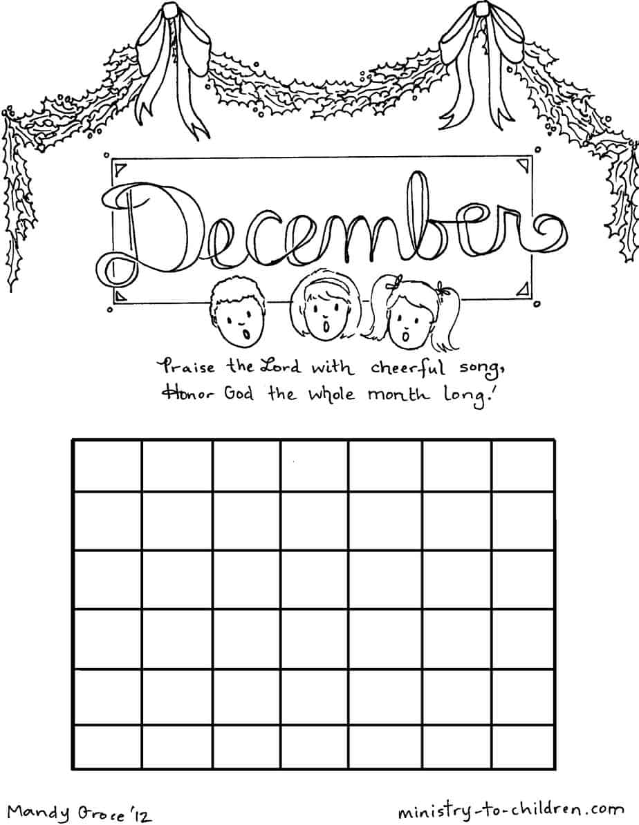 30 12 Months Coloring Pages Printable 11