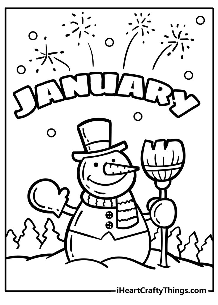 30 12 Months Coloring Pages Printable 28