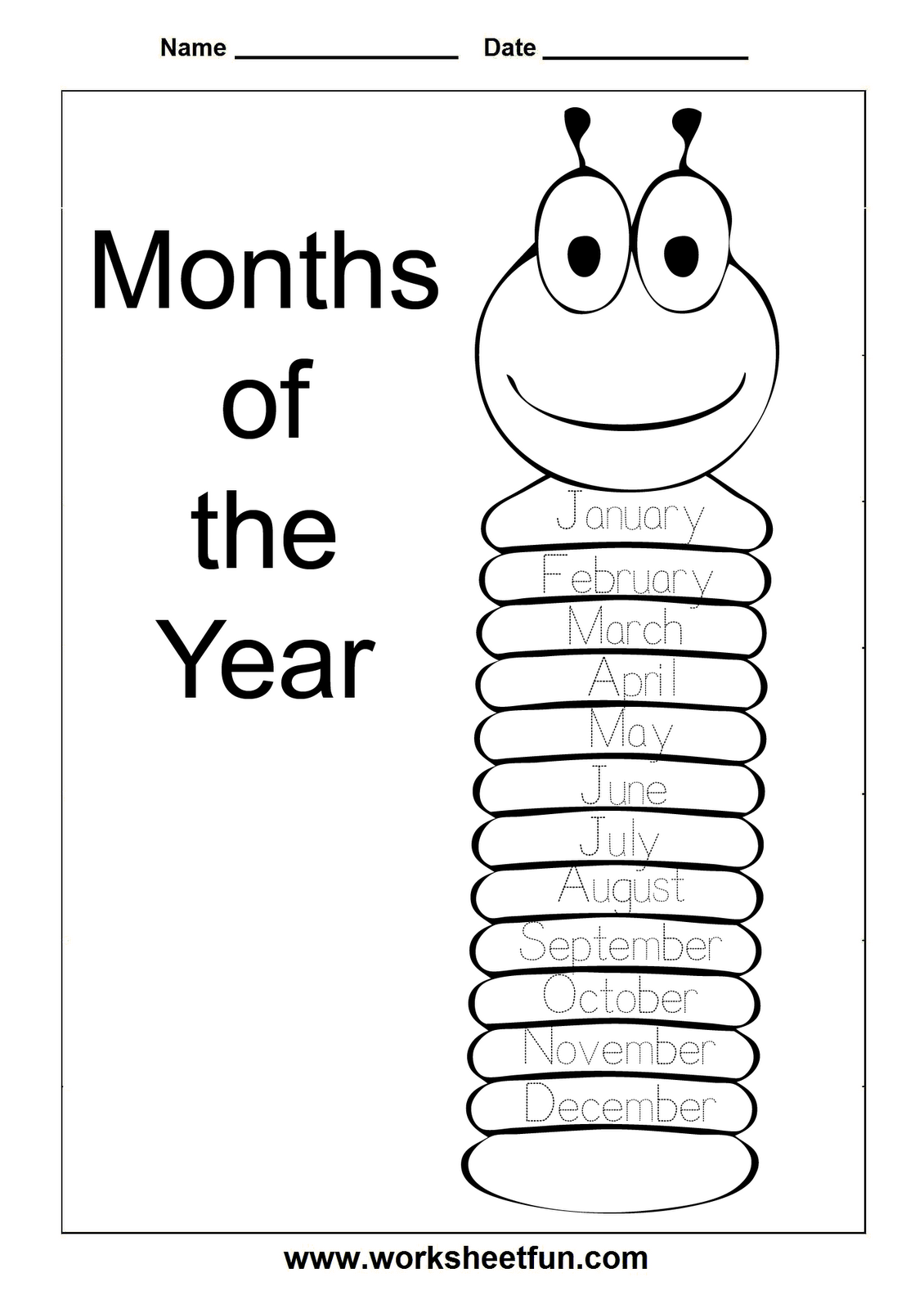 30 12 Months Coloring Pages Printable 9