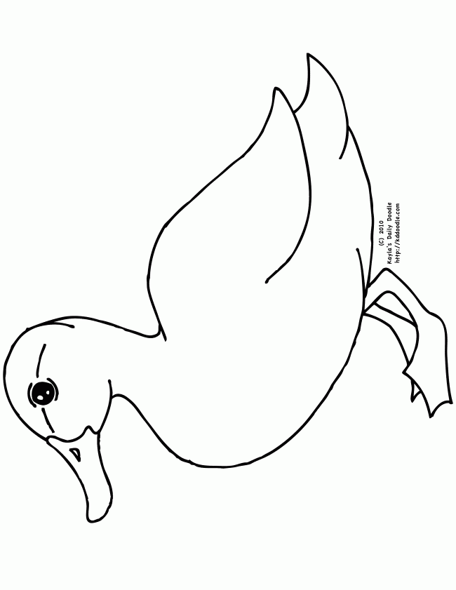 30 Cartoon Duck Coloring Pages Printable 14