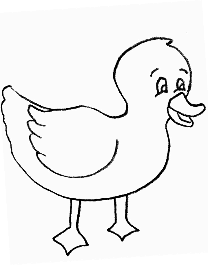 30 Cartoon Duck Coloring Pages Printable 35