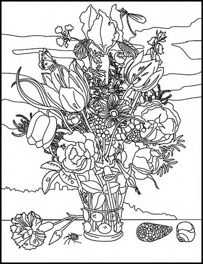 30 Classic Art Coloring Pages Printable 35