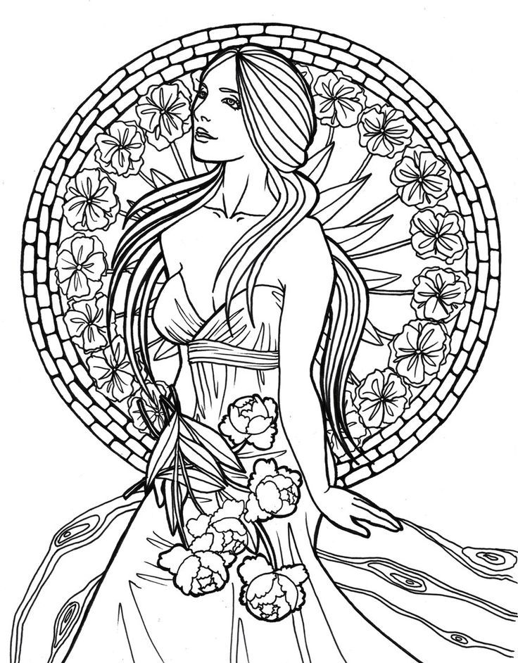 30 Classic Art Coloring Pages Printable 8