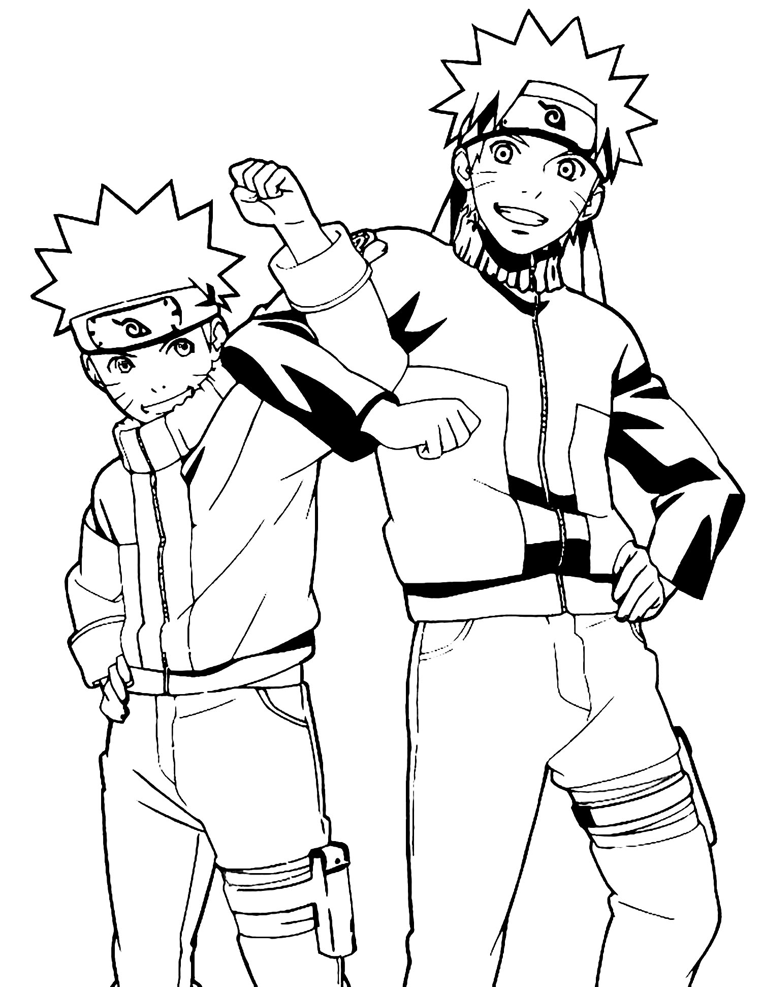 30 Creative Naruto Coloring Pages for All Ages Printable 1